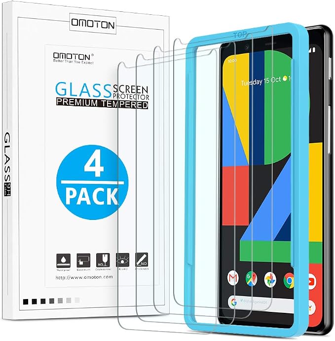 OMOTON [4 Pack Screen Protector by OMOTON