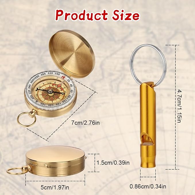 Flintronic Navigation Compass, Hiking Compass - Image 2