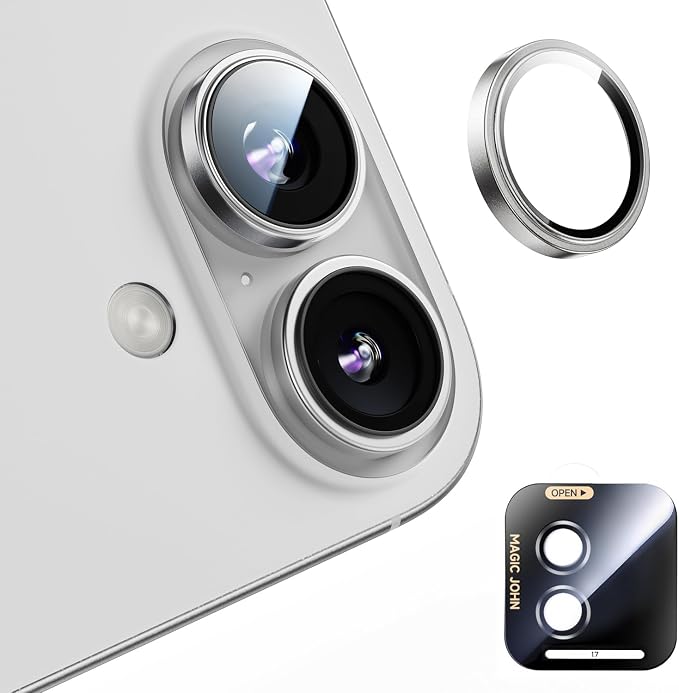 MAGIC JOHN for iPhone 17 Camera Lens Protector 9H Aerospace Tempered Glass by MAGICJOHN