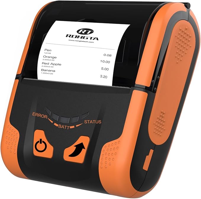 Rongta Portable 80mm POS Printer, Mobile Thermal Receipts Printer, by RONGTA
