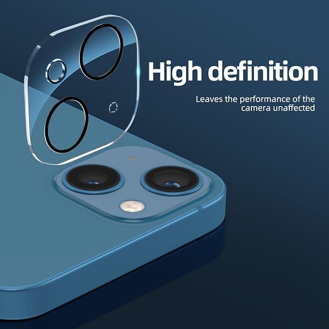NEW'C 3x for iPhone 13 Screen Protector+ 3x Camera Lens Protector, Sensor - Image 4