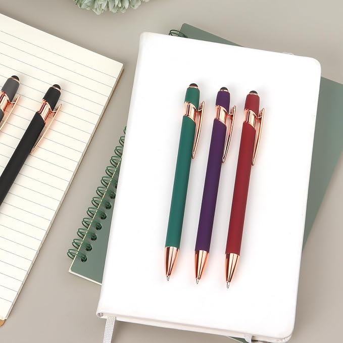 6 Pack Ballpoint Pen 2-in-1 Stylus Retractable Ballpoint Pen - Image 7