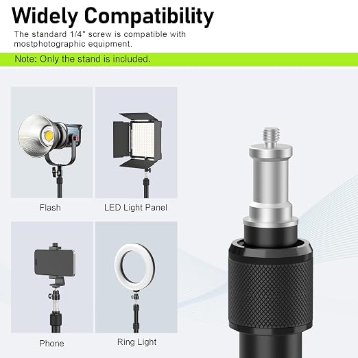 2 Pack Desk Mount with 1/4" & 3/8" Screws, Ball Head, 17-41" Adjustable - Image 3