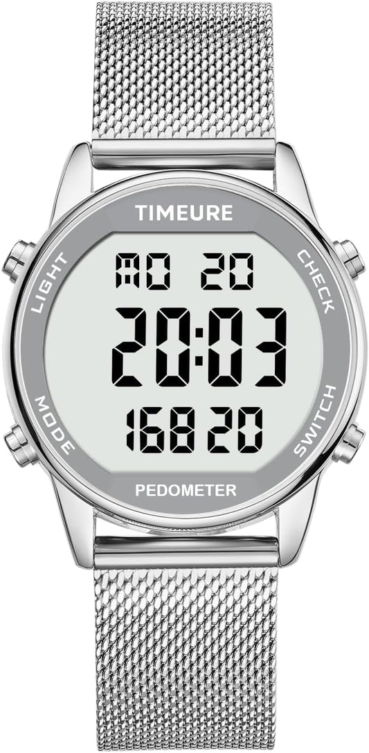 Women's Step Counter Pedometer Watch by TIMEURE