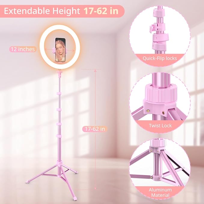 UBeesize 12” Selfie Ring Light - Image 3