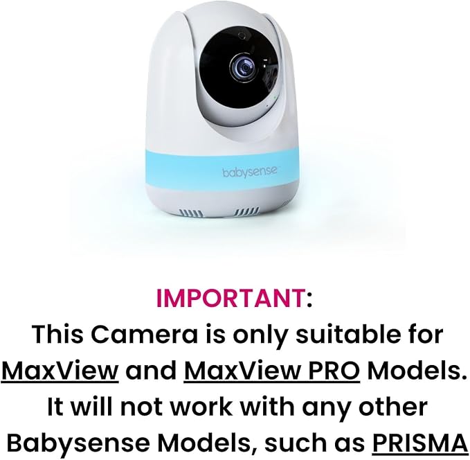 Babysense Add On Camera Video Baby Monitor MaxView, Remote Pan Tilt Zoom - Image 2
