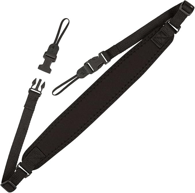 OP/TECH USA Super Classic Camera Strap – Padded Neoprene Neck Strap by OPTECHusa