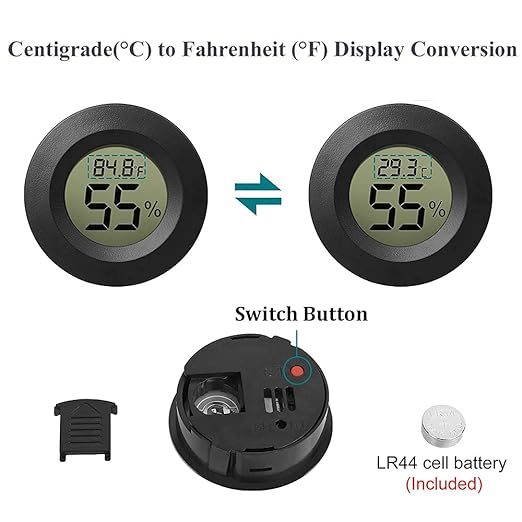 6-Pack Mini Hygrometer Thermometer Digital LCD Monitor Indoor/Outdoor Humidity - Image 4