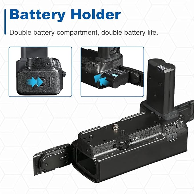 DSTE Replacement for MB-N10 Wireless Remote Control Vertical Battery Grip - Image 3