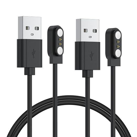 Vancle 2 Pack VeryFit Smartwatch Charger Cable, Magnetic USB Charging Cable by Vancle