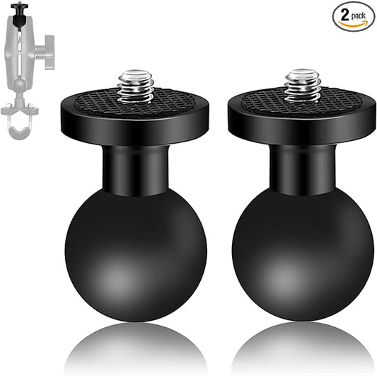 2PC Aluminum Alloy 1" Ball Mount Adapter by Niewalda