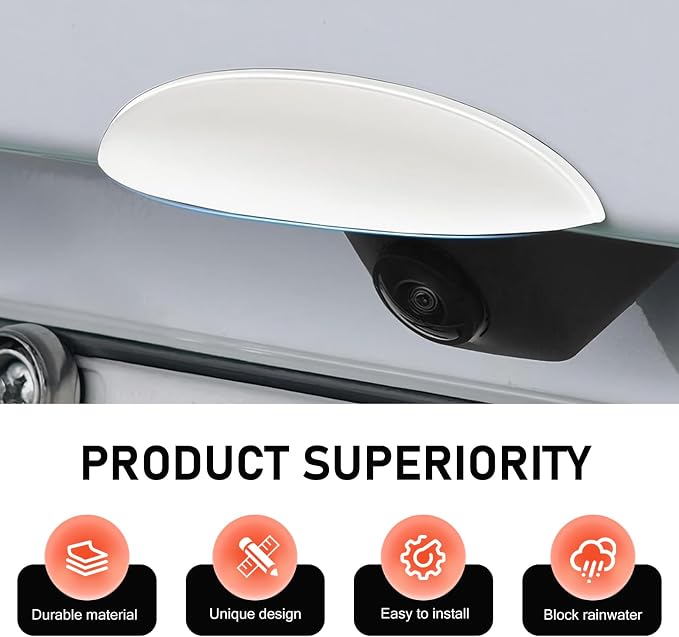 Car Rear View Camera Cover, Waterproof Anti-rain Protective Shield - Image 3
