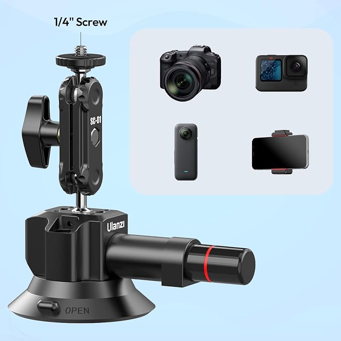Ulanzi SC-01 Heavy-Duty Suction Cup Mount - Image 5