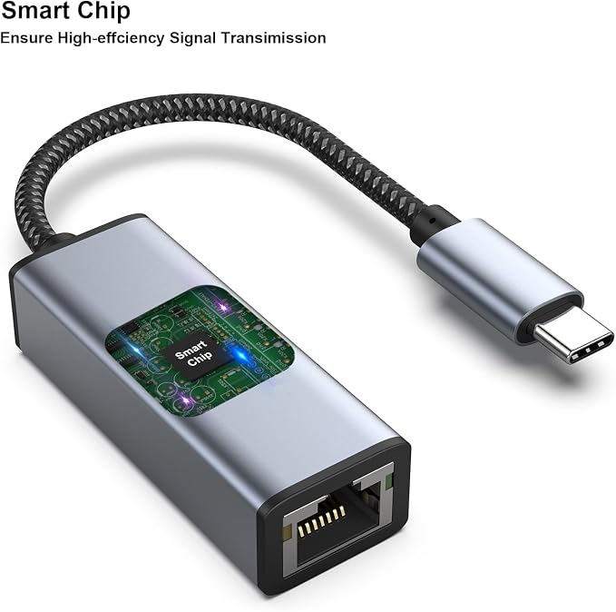 BENFEI USB-C to Ethernet Adapter, USB Type-C to RJ45 Gigabit Ethernet LAN - Image 7