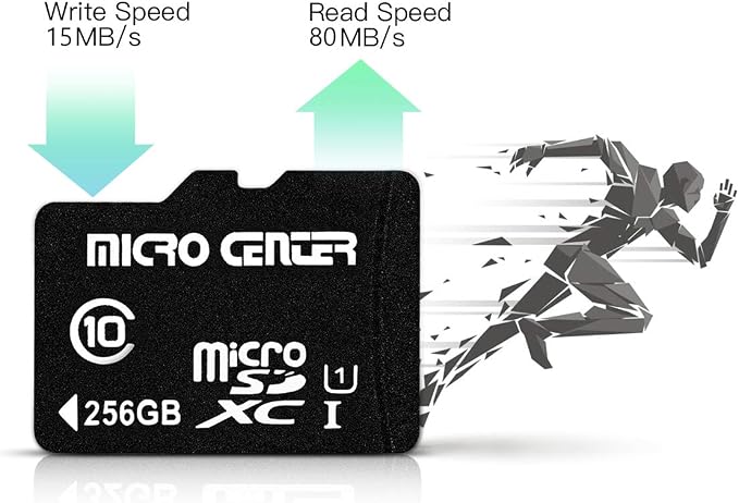 INLAND Micro Center 256GB Class 10 MicroSDXC Flash Memory Card - Image 3