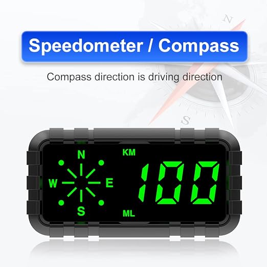 Heads Up Display for Car Digital GPS Speedometer MPH kit Automotive Compass for - Image 3