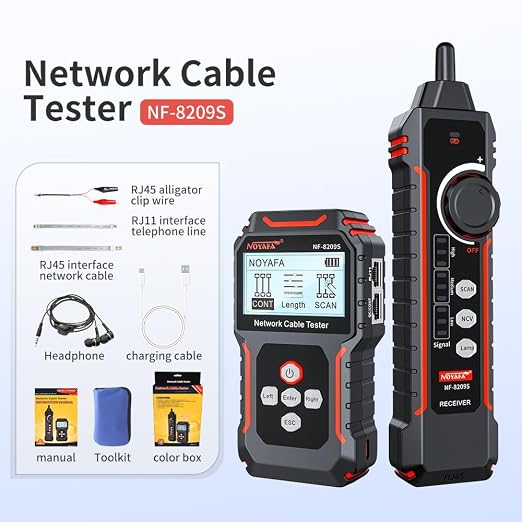 NOYAFA NF-8209S Network Cable Tester, Ethernet Cable Tester - Image 9