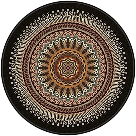 Chair Mat for Hardwood Floor Anti-Slip Floor Protector Round Gaming Computer by GZQIAWY