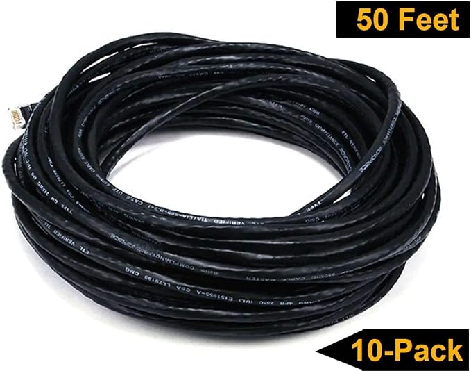 iMBAPrice 10' Cat5e Network Ethernet Patch Cable, 10 Pack - Image 8