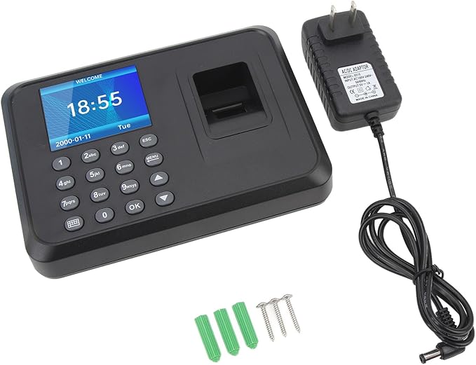 Fingerprint Attendance Machine, Fingerprint Verification Recorder, Support - Image 9