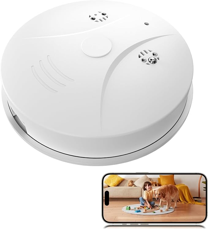 1080P HD Wireless Camera Smoke Detector by Unknown