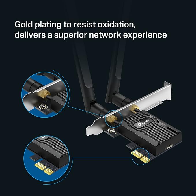 TP-Link WiFi 6 PCIe WiFi Card for Desktop PC AX3000, 802.11ax Dual Band - Image 7