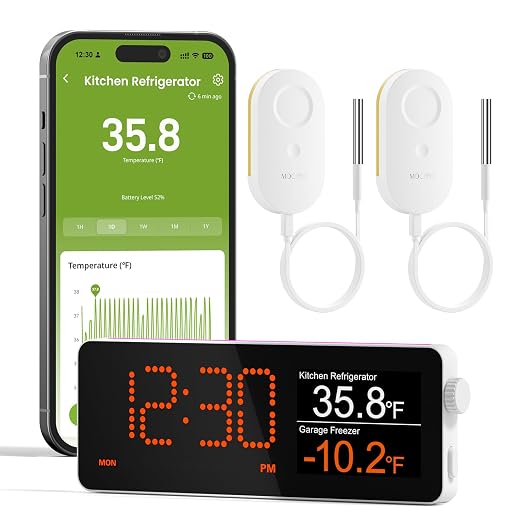 MOCREO WiFi Freezer Thermometer Alarm by MOCREO