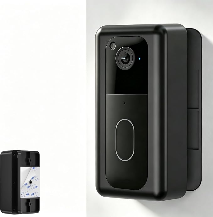 No Drill Doorbell Mount for Blink 2nd Gen Video Doorbell Camera | 30°Left/Right by Derebir
