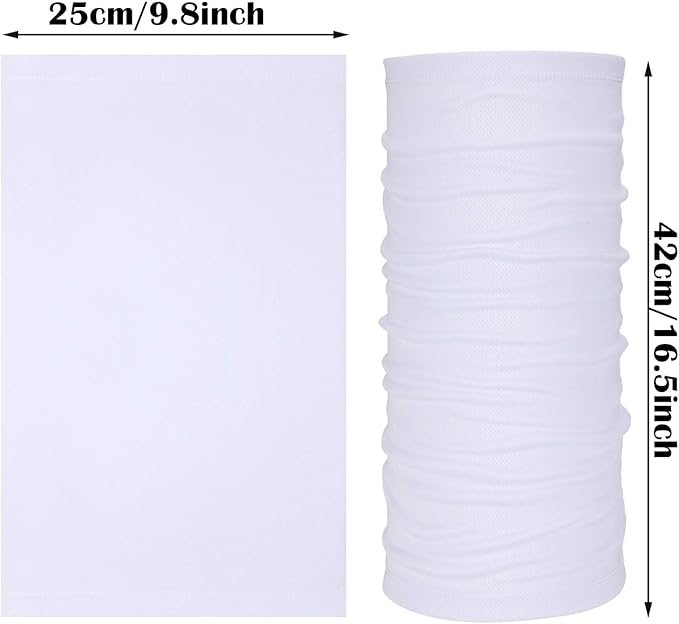 Geyoga 6 Pieces Summer UV Protection Cooling Neck Gaiter Face Clothing Neck - Image 7