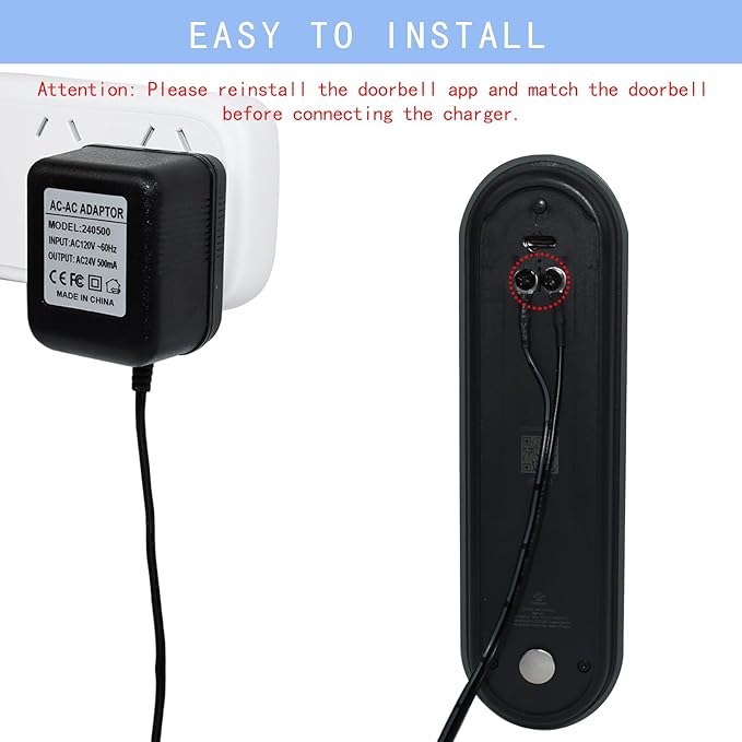 24V Transformer Doorbell Power Adapter Compatible - Image 4