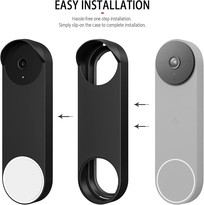 Silicone Case for Google Nest Hello Doorbell 2021 Cover - Image 5