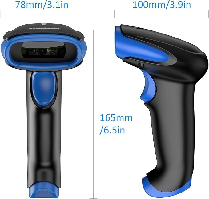 Symcode Wireless Bluetooth Barcode Scanner, 3-in-1 Bluetooth & USB Wired & 2.4G - Image 9