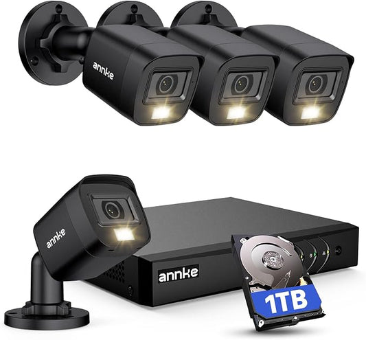 ANNKE 8CH H.265+ 3K Lite Wired Security Camera System by ANNKE