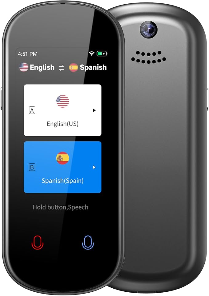 Language Translator Device, 150 Language Real-Time Voice Translator Upgraded by Unknown