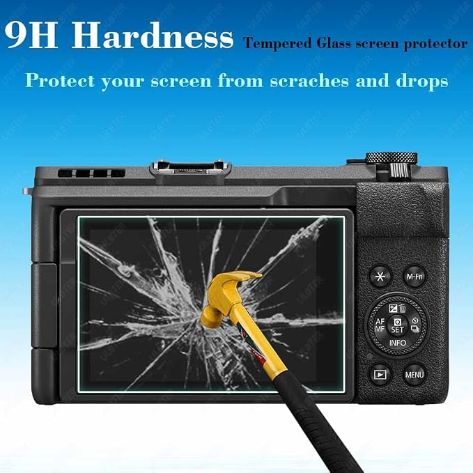 ULBTER Screen Protector for Canon PowerShot V1 Camera, 0.3mm 9H Hardness - Image 4