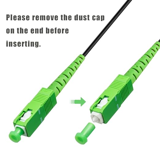 10-Pack - 10m SC/APC to SC/APC Fiber Optic Internet Cable, Armored Single Mode - Image 6