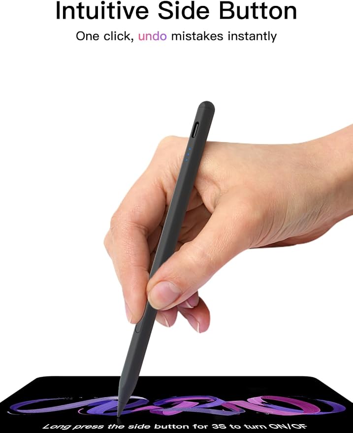 Stylus Pen for ipad 2018-2026, USB-C Fast Charging Pencil, Pixel-Perfect Tilt - Image 4