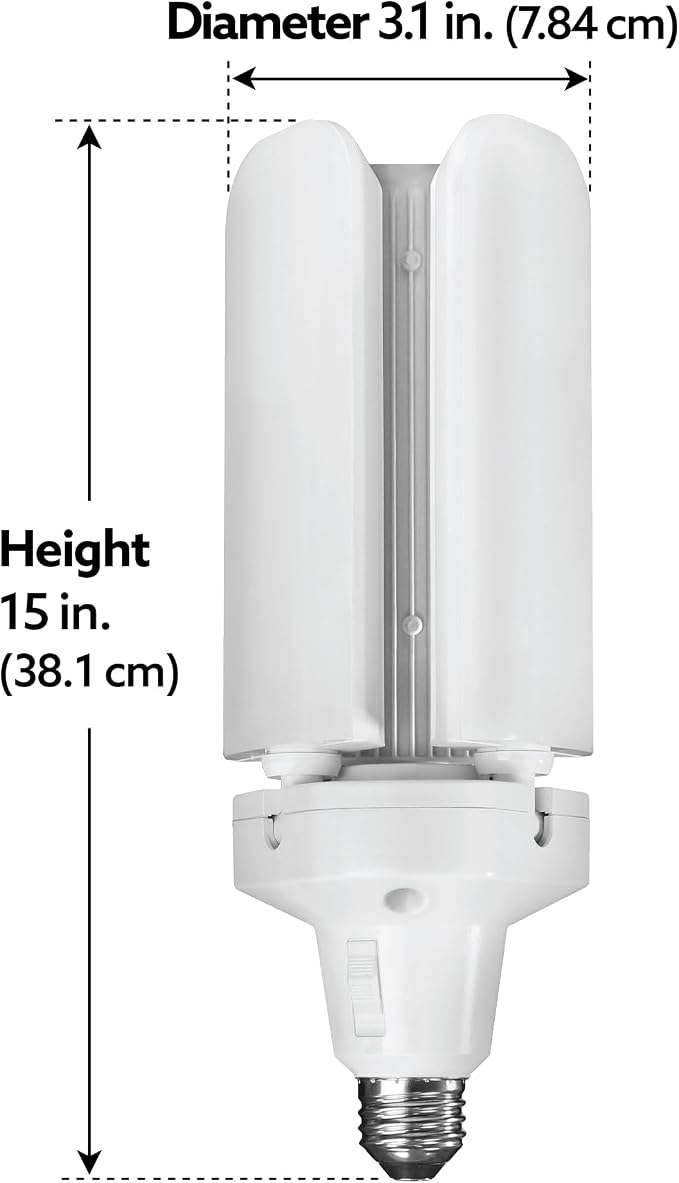 Feit Electric LED Garage Light, E26 Base, 000-Hour Lifetime - Image 3