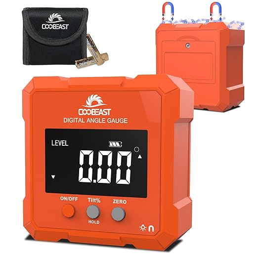 Digital Angle Finder, Digital Level Angle Gauge by Coobeast