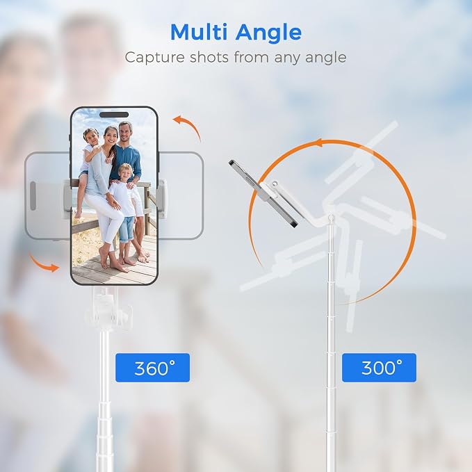 Selfie Stick Travel Tripod for Cell Phone - Image 4