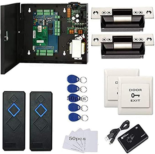 2 Door Access Control Board System 110-240V Power Supply Box North American by MENGQI-CONTROL