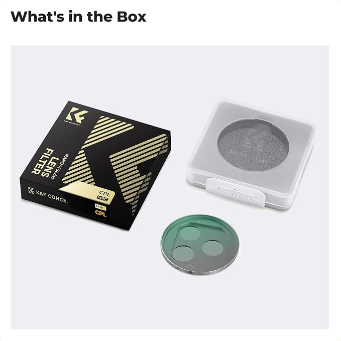 K&F CONCEPT FA301 Snap-On CPL Filter - Image 9