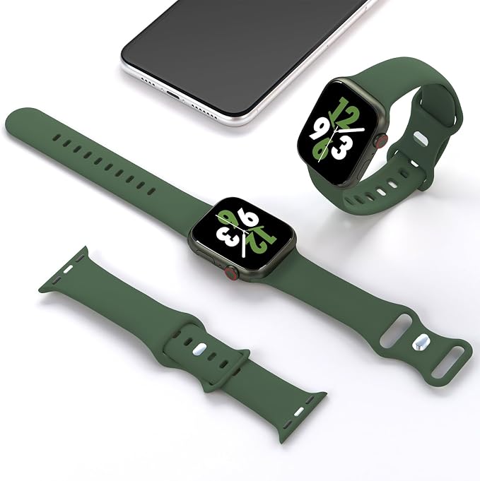 Sport Band Compatible with Apple Watch 38mm 40mm 41mm 42mm 44mm 45mm 46mm 49mm - Image 2
