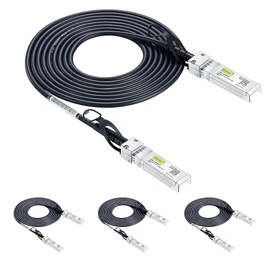10Gtek 10G SFP+ DAC Twinax Cable, SFP+ to SFP+ Direct Attach Copper Passive by 10Gtek