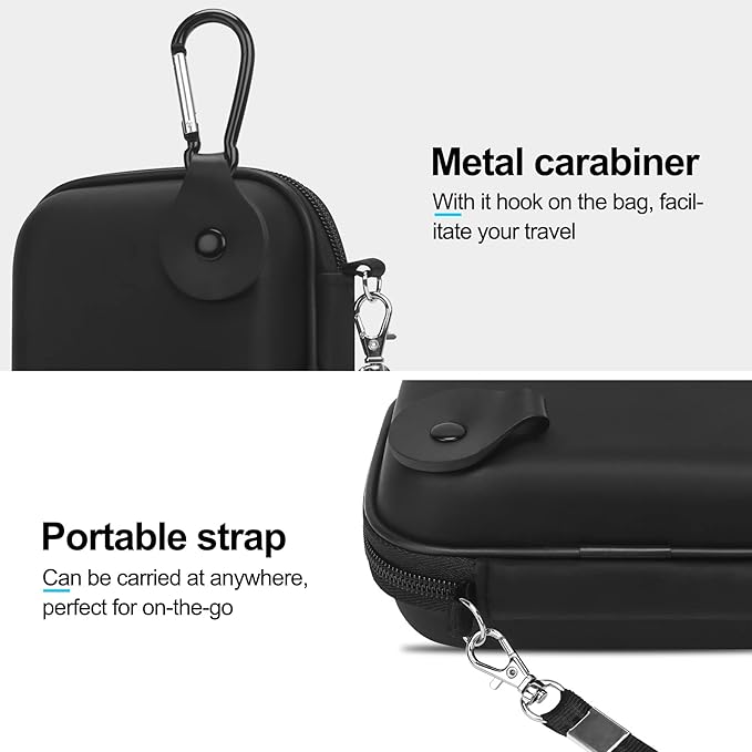 Lacdo Camera Carrying Case for Canon PowerShot ELPH 360/200/185/180/190/350 - Image 6