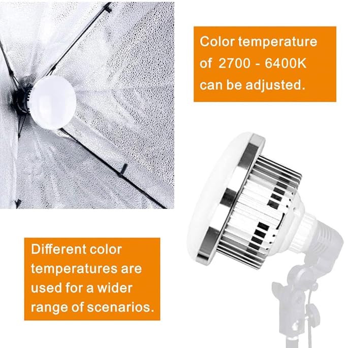 Skytex 2Pack 85W Photography Light Bulb 2700-6400K Colour Temperatures Dimmable - Image 5