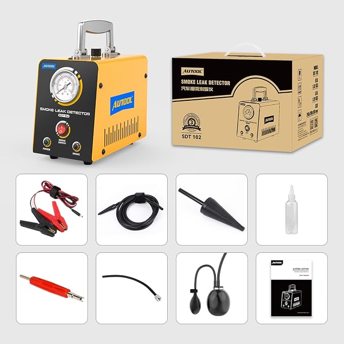 Automotive Smoke Machine EVAP Leak Detector Vacuum Leak Tester 12V Car Fuel - Image 8