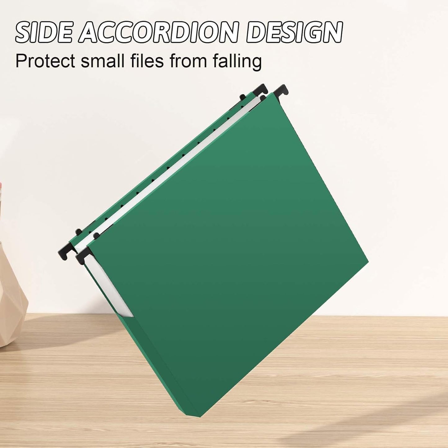 Plastic Extra Capacity Hanging File Folder,12 Pack Expanding Hanging File Folders Letter Size, Heavy Duty Folders 2 Inch Expansion, Reinforced Hanging Folders Designed for Bulky Files(Colorful)