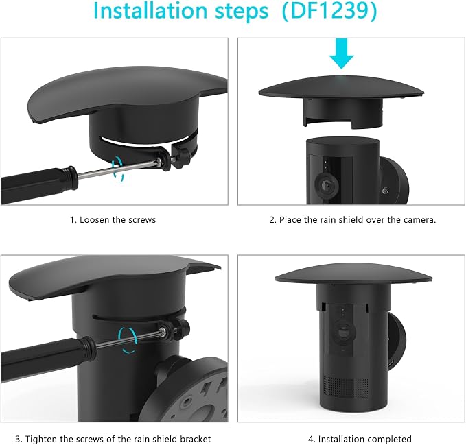 Outdoor Camera Sun Rain Shade Shield Cover Compatible - Image 3
