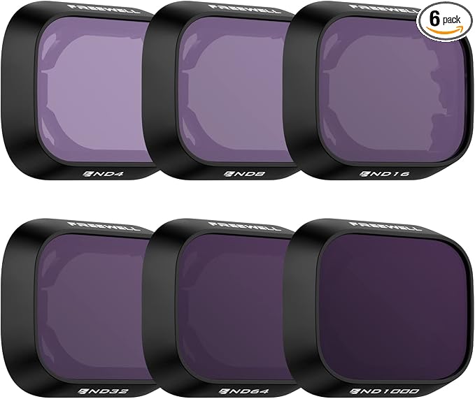 Freewell All Day – 6Pack ND4, ND1000 Filters Compatible by Freewell